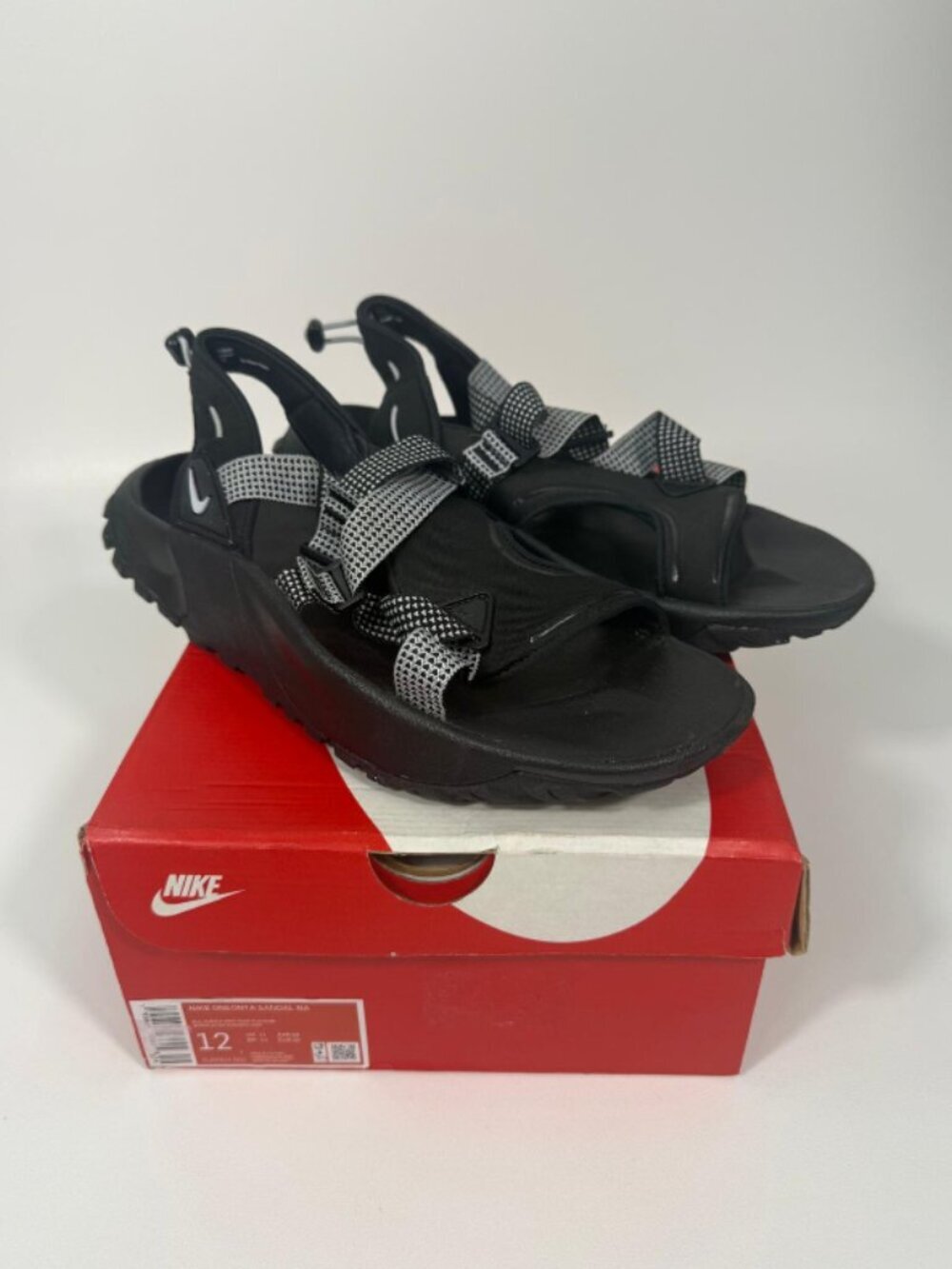 Nike Oneonta Sandal Men's 12 Outdoors Trail Shoes Black DJ6604-001